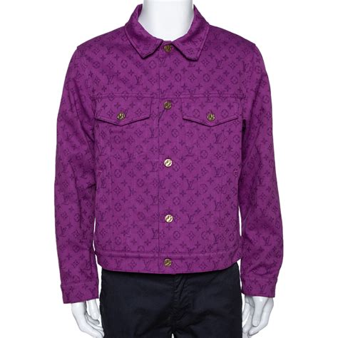 louis vuitton denim jacket price|louis vuitton purple denim jacket.